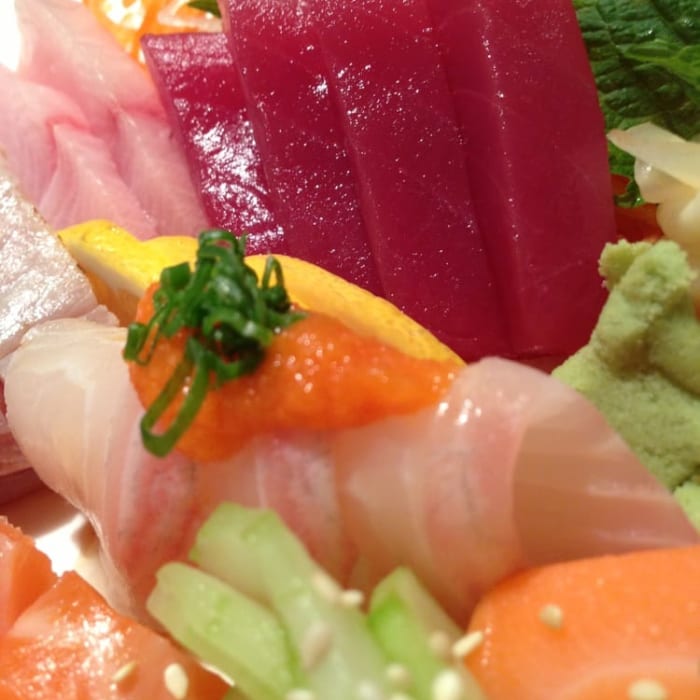 Sashimi Appetizer.