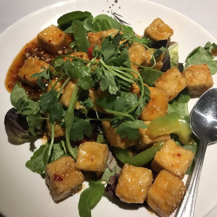 Sesame Tofu (Dinner).